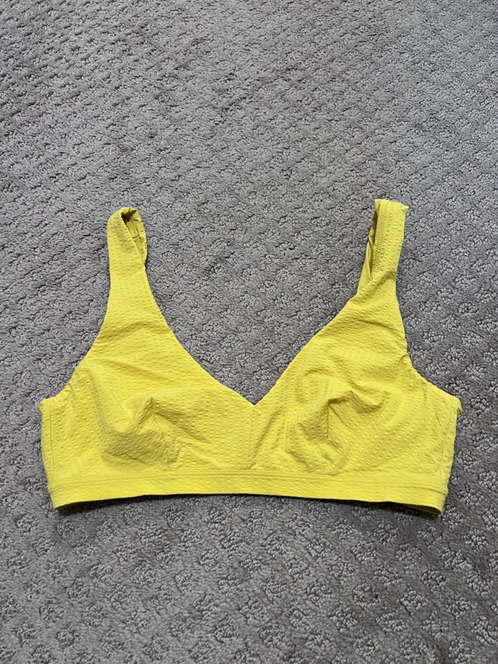 Lululemon Yellow Bikini Top